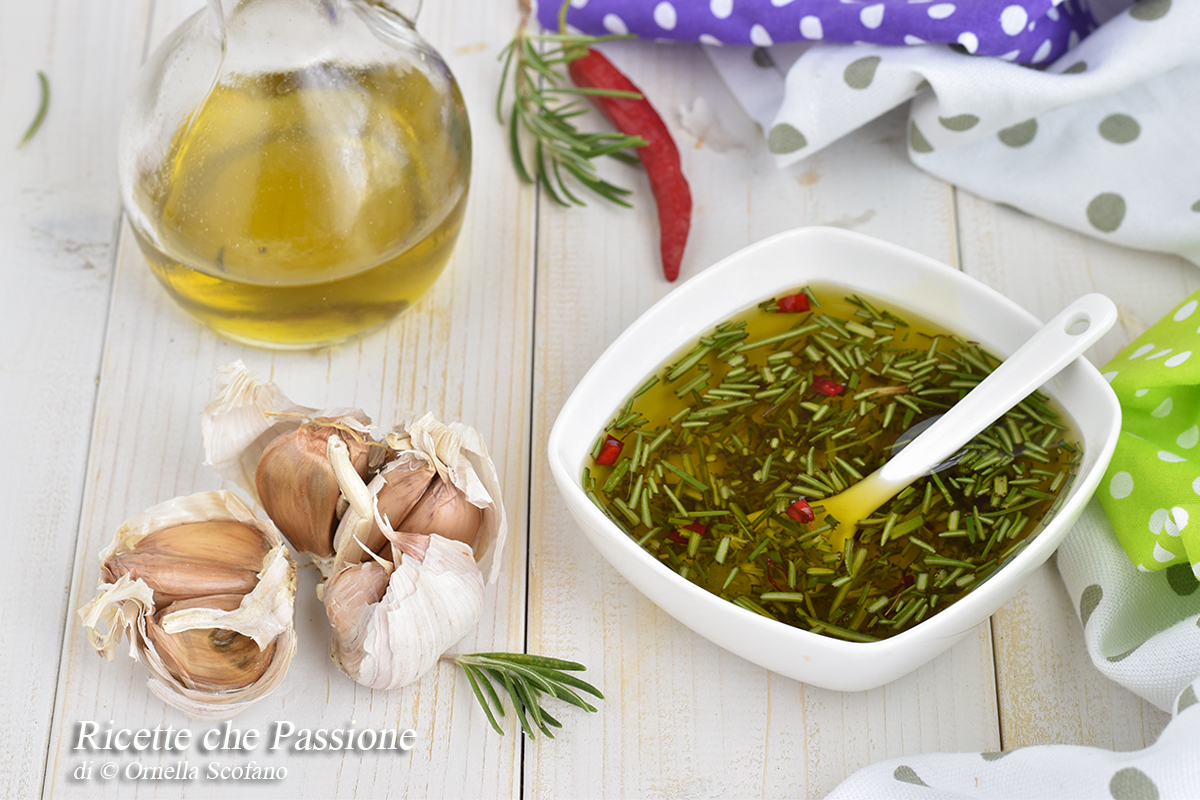 ricetta olio al rosmarino per carne arrosto