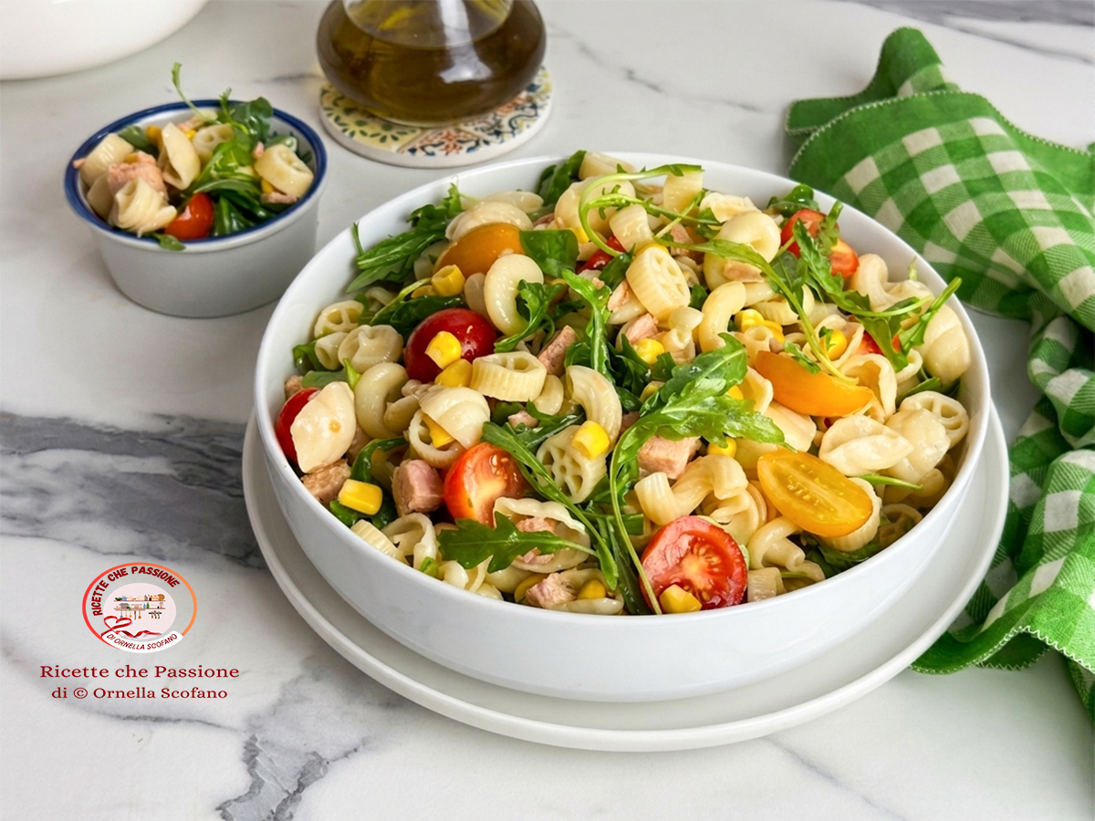 ricetta pasta fredda alla crudaiola