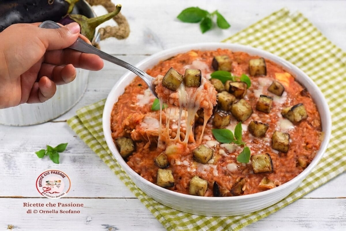 ricetta riso al forno alla parmigiana