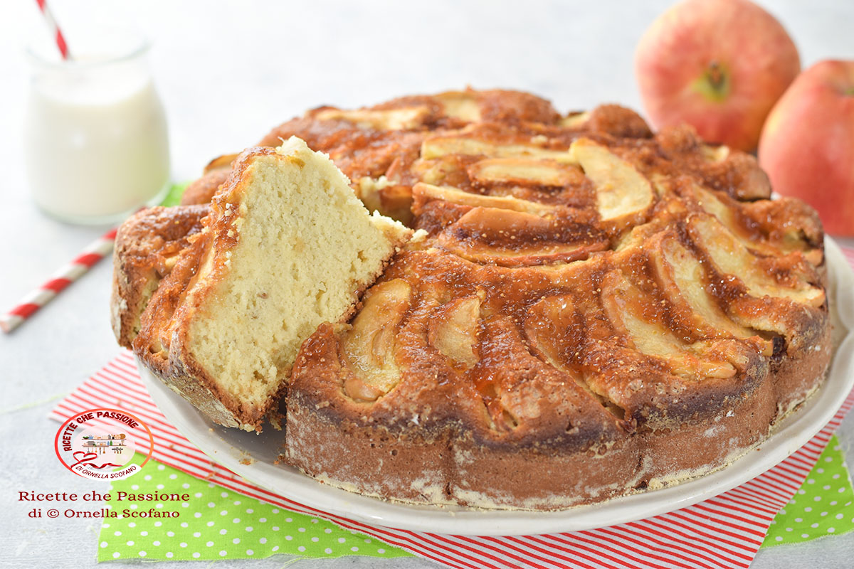 ricetta torta pan di mele