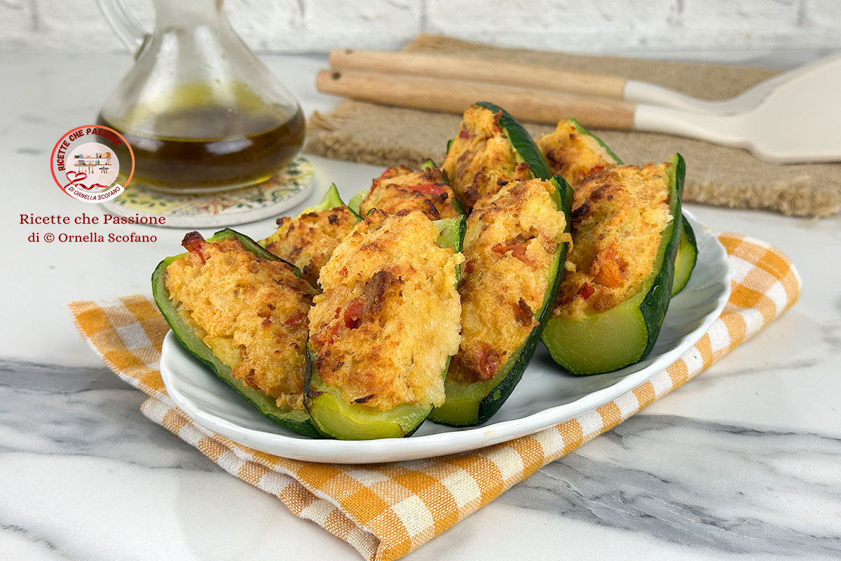 ricetta zucchine ripiene in friggitrice ad aria