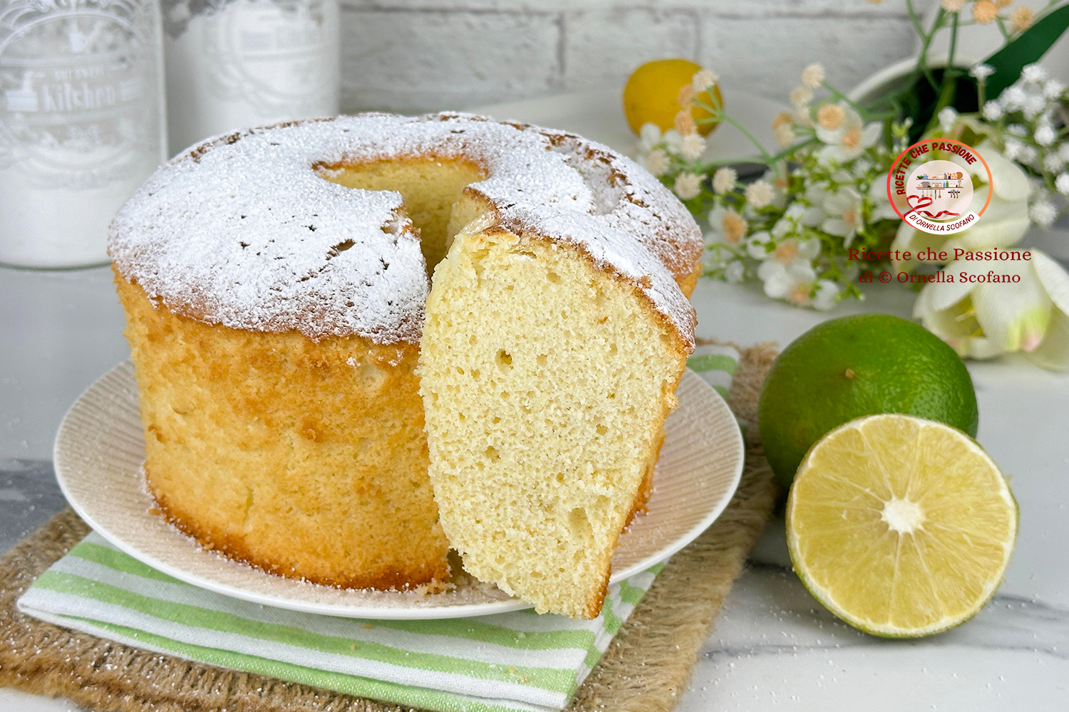 ricetta chiffon cake al bergamotto