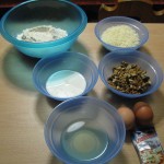 Gli ingredienti dei nostri muffin salati