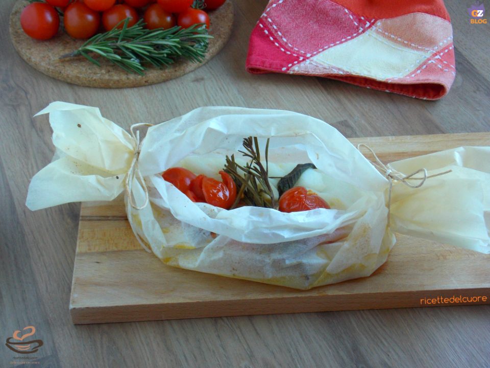 Filetti di Merluzzo al cartoccio con erbe aromatiche