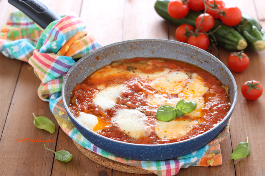 Parmigiana di zucchine in padella
