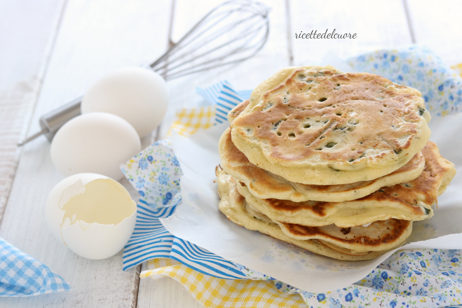 Pancake salati agli asparagi