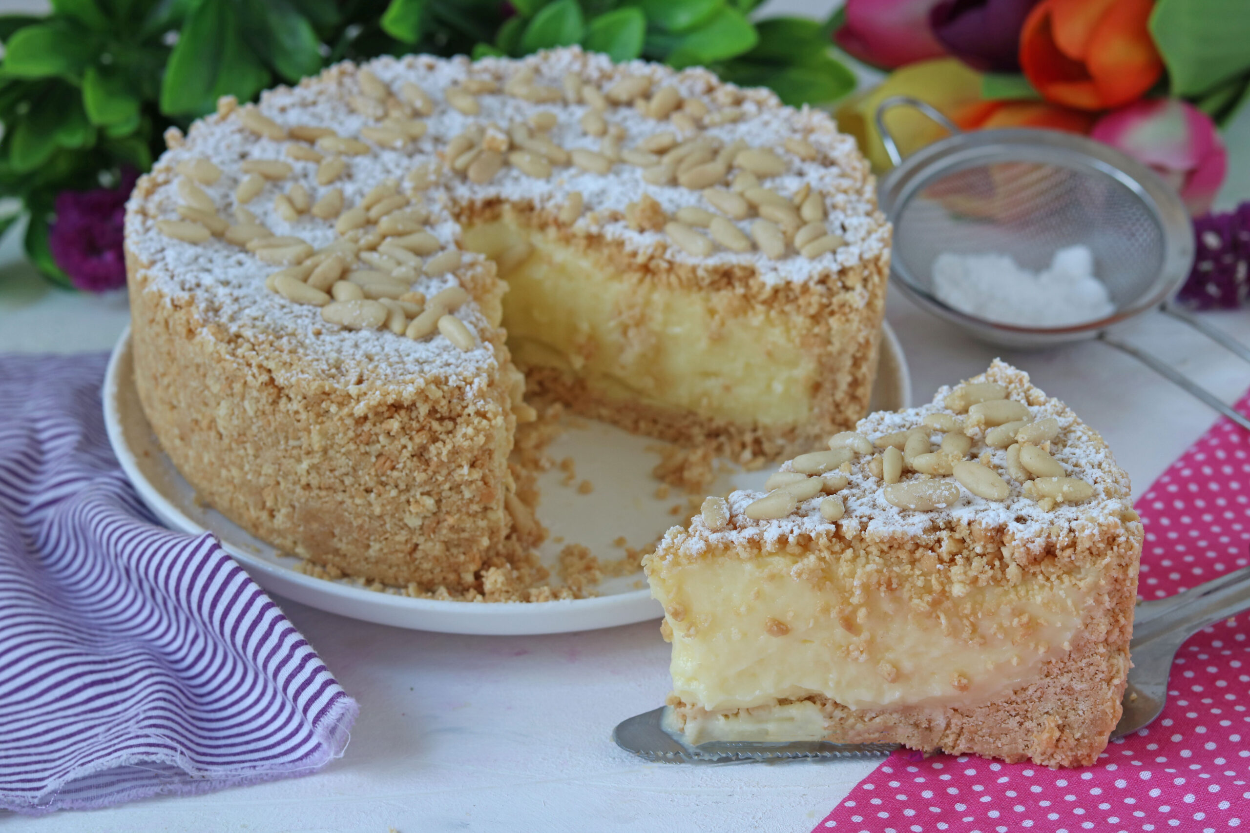 torta della nonna senza cottura