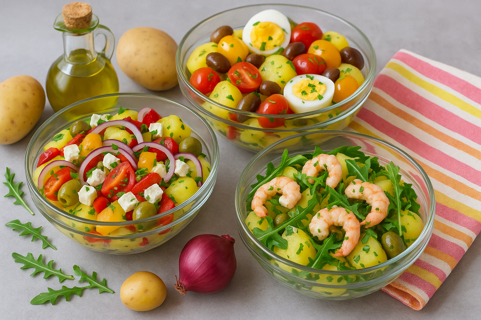 insalate di patate estive