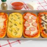 Lingue di pizza con lievito istantaneo