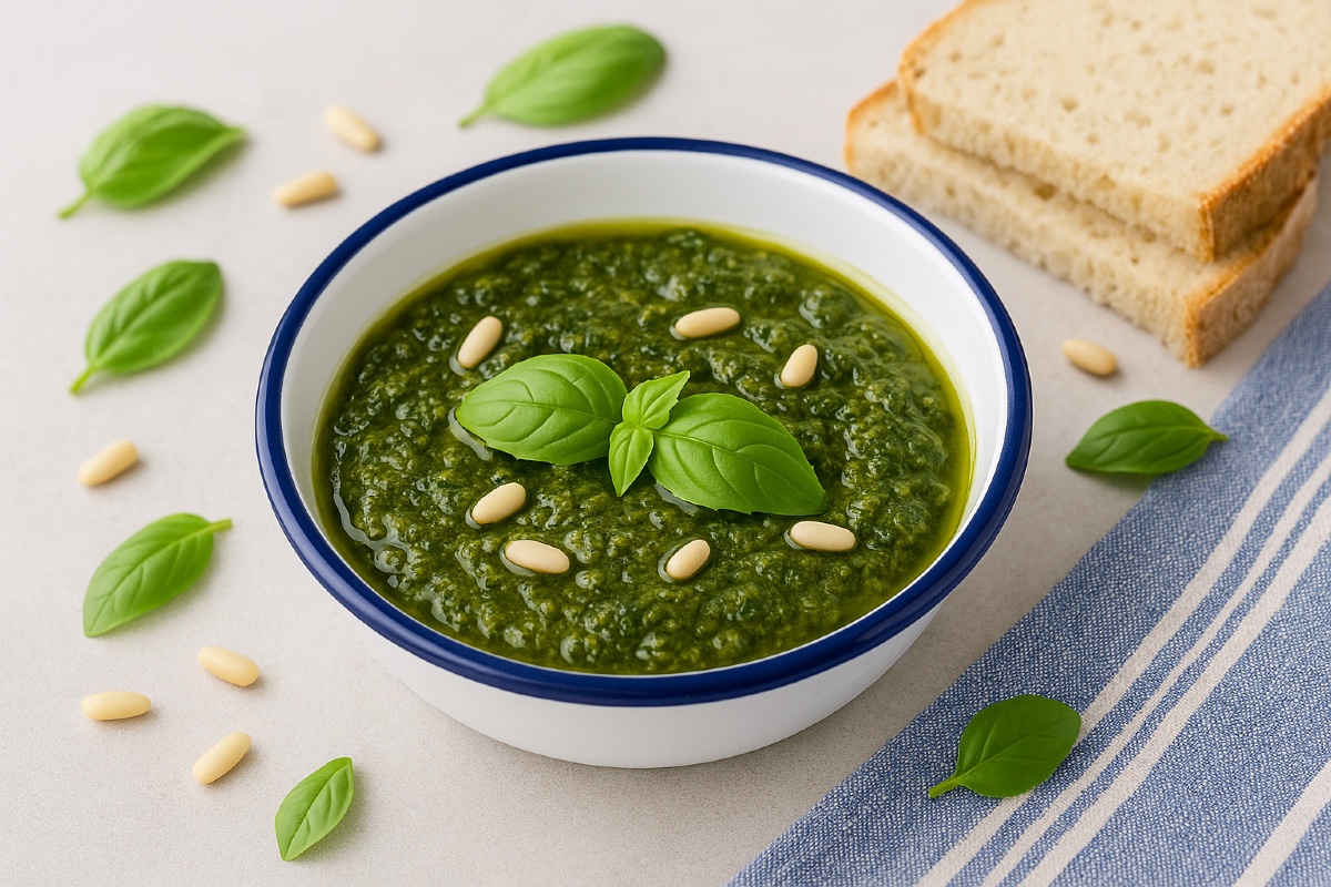 pesto alla genovese senza mortaio