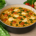 fagioli con bietoline e ricotta