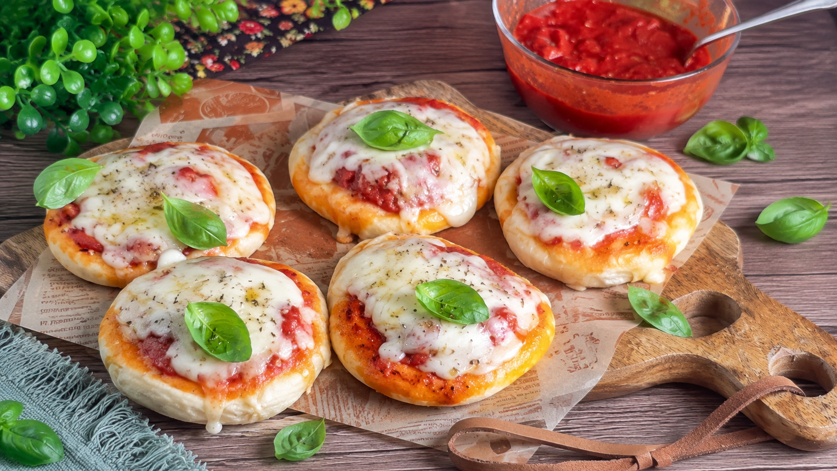 Pizzette allo yogurt
