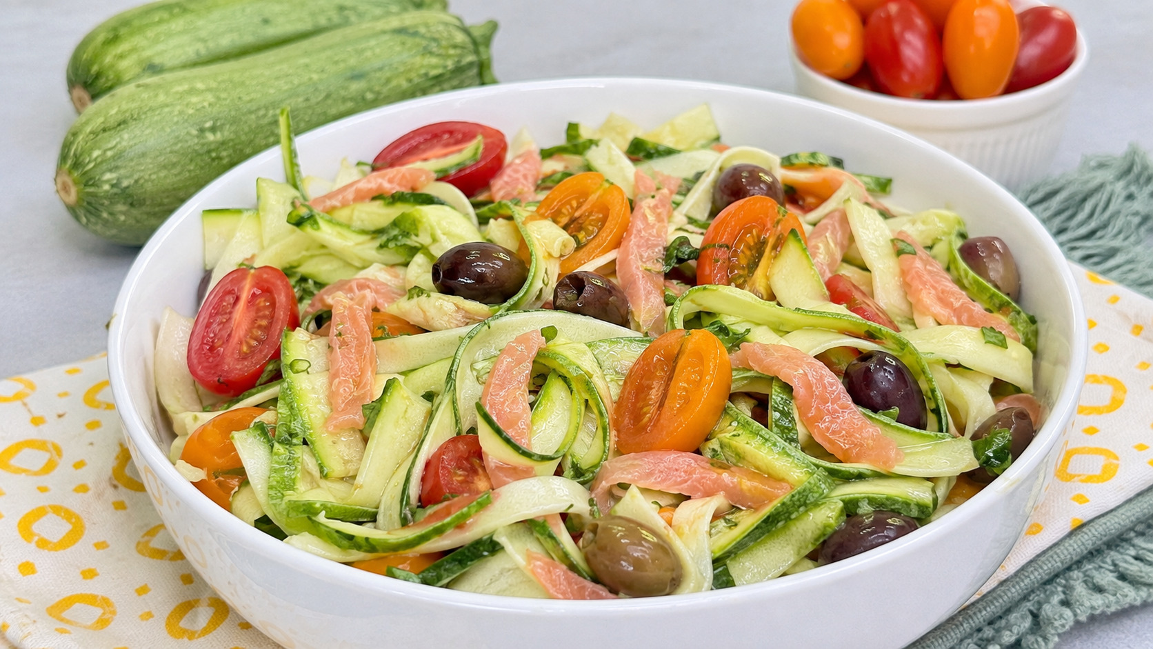 Insalata di zucchine crude