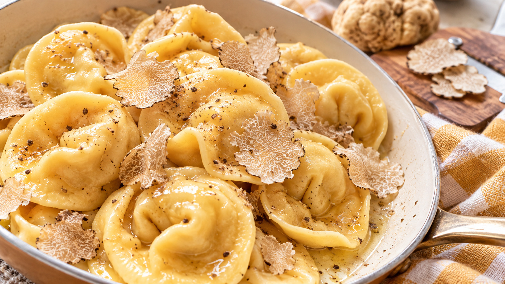 tortelli di patate al tartufo bianco