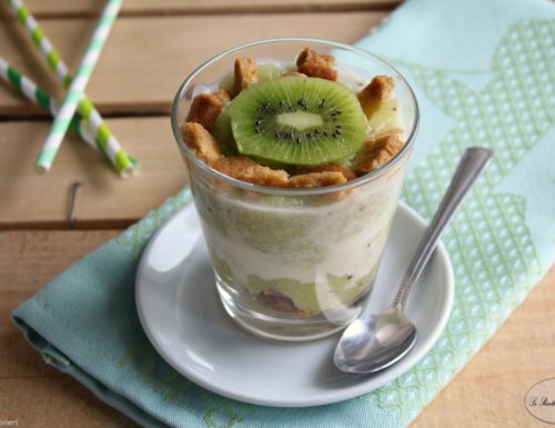 Dessert al kiwi e mela