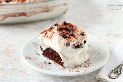 Brownie tiramisu