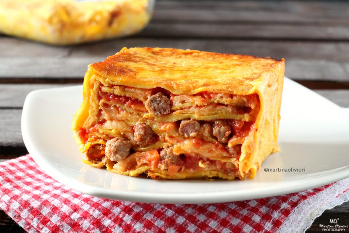 Timballo di scrippelle alla teramana Le Ricette di Libellula