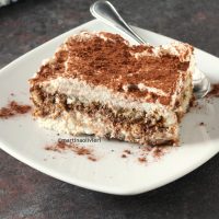 Tiramisù alla ricotta senza uova