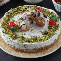 Cheesecake al cannolo sicialiano