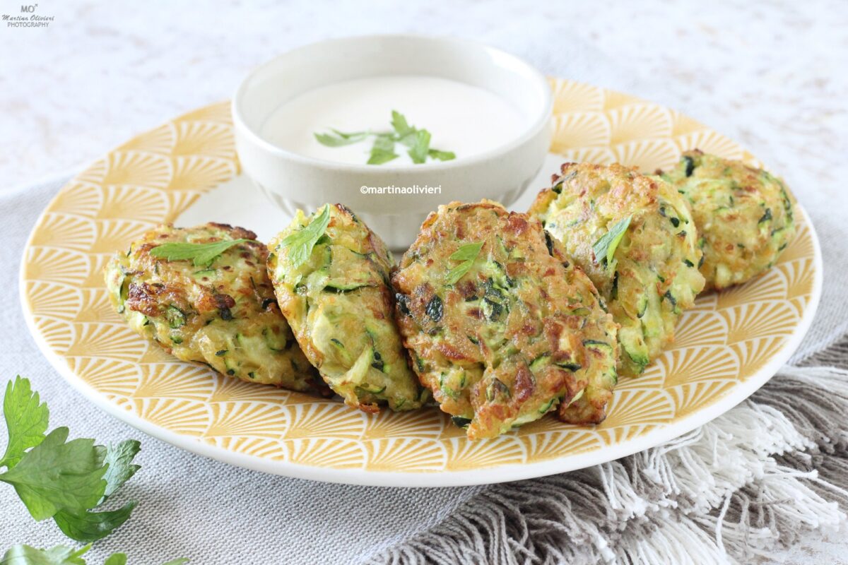Frittelle di zucchine e ceci