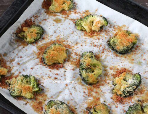 Broccoli schiacciati al forno – Smashed broccoli