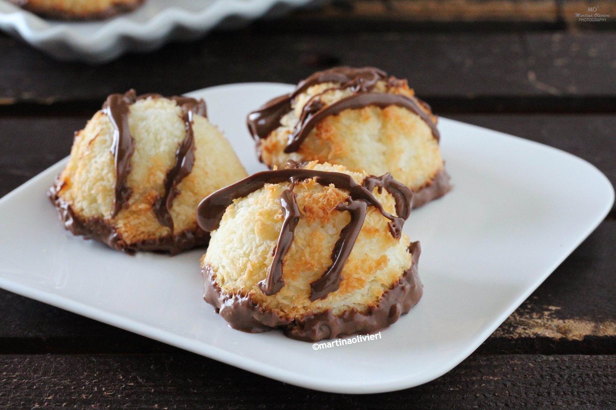 Dolcetti al cocco e cioccolato
