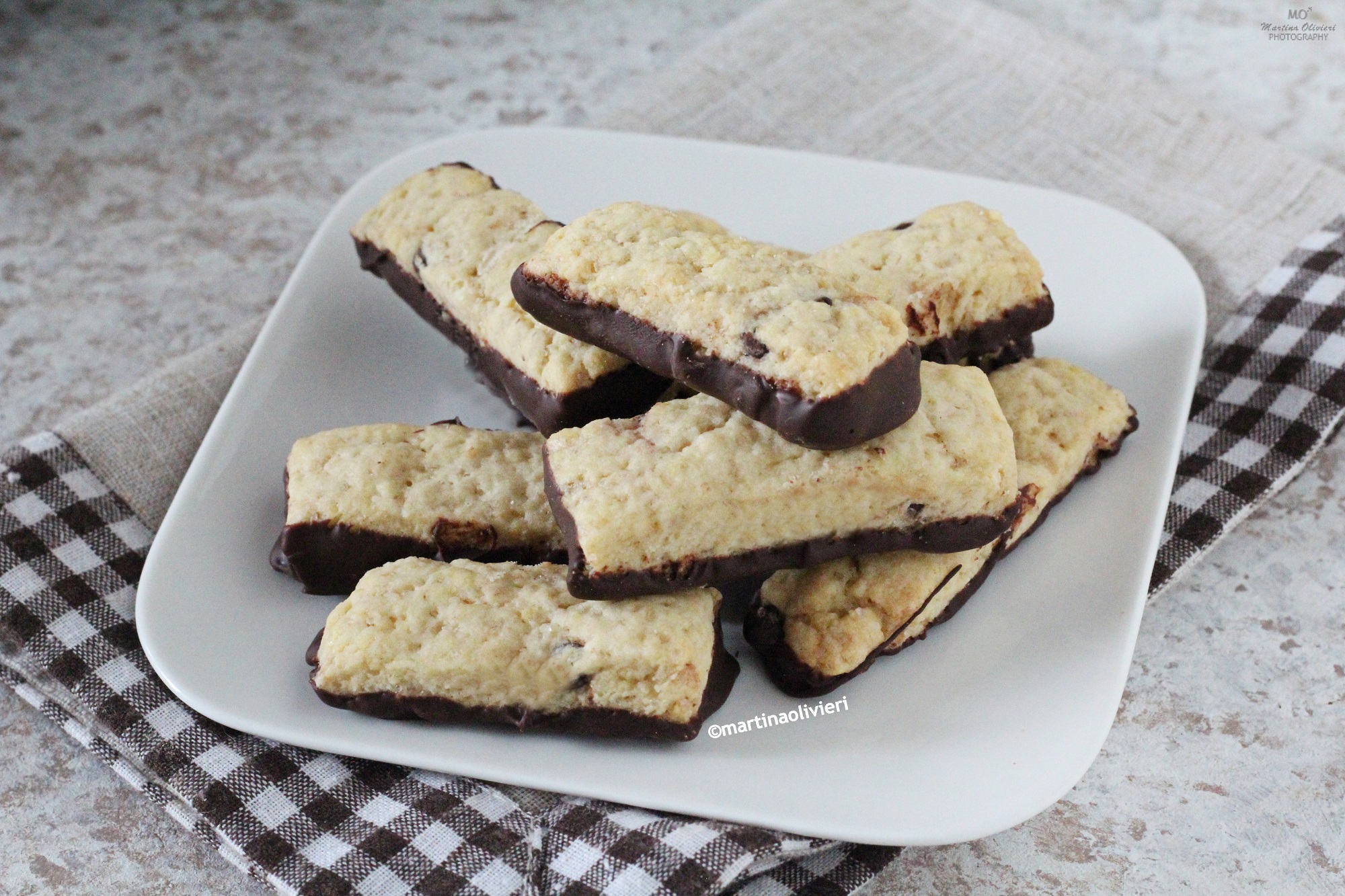Bastoncini cookies al cioccolato