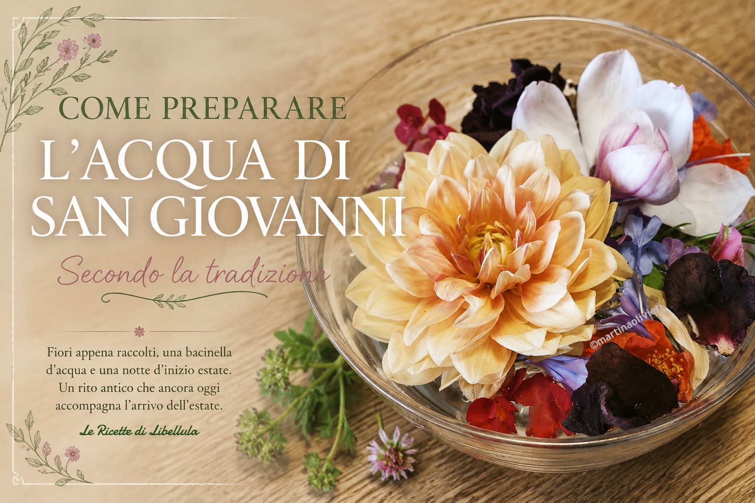 Come preparare l'acqua di San Giovanni secondo la tradizione