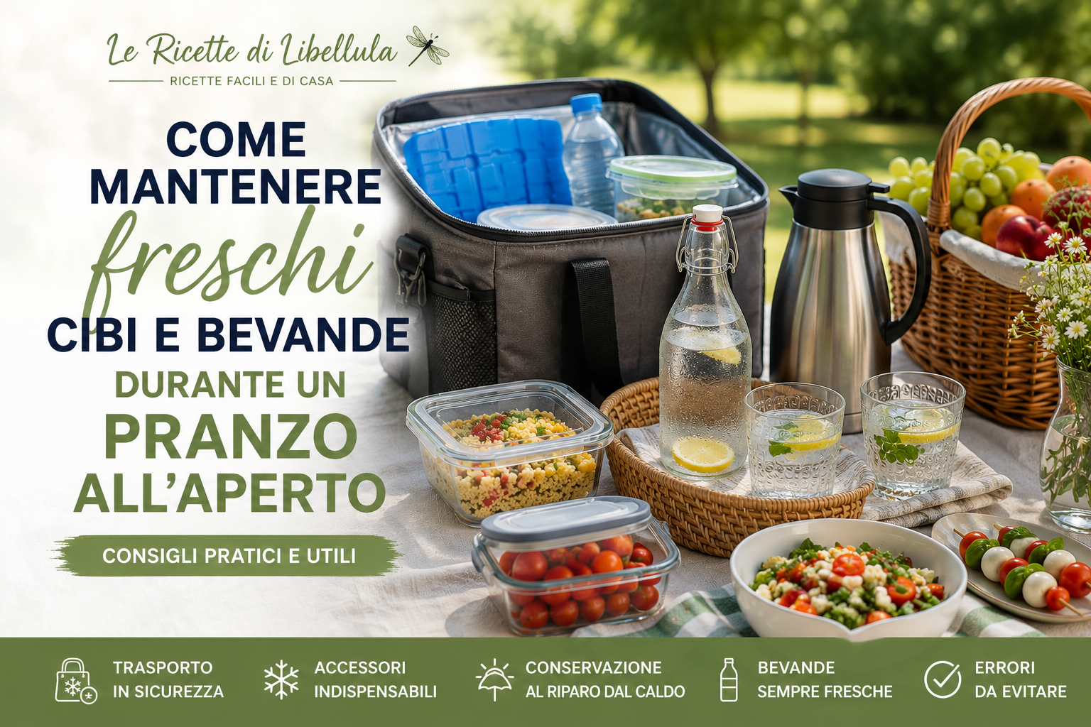 Come mantenere freschi cibi e bevande