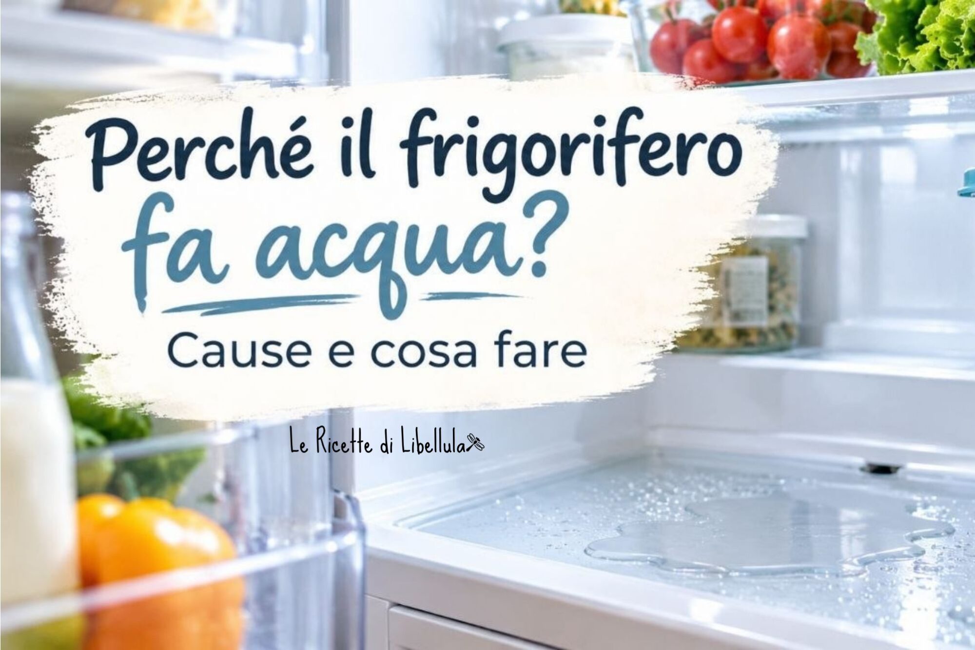 Perché il frigorifero fa acqua? Cause e cosa fare