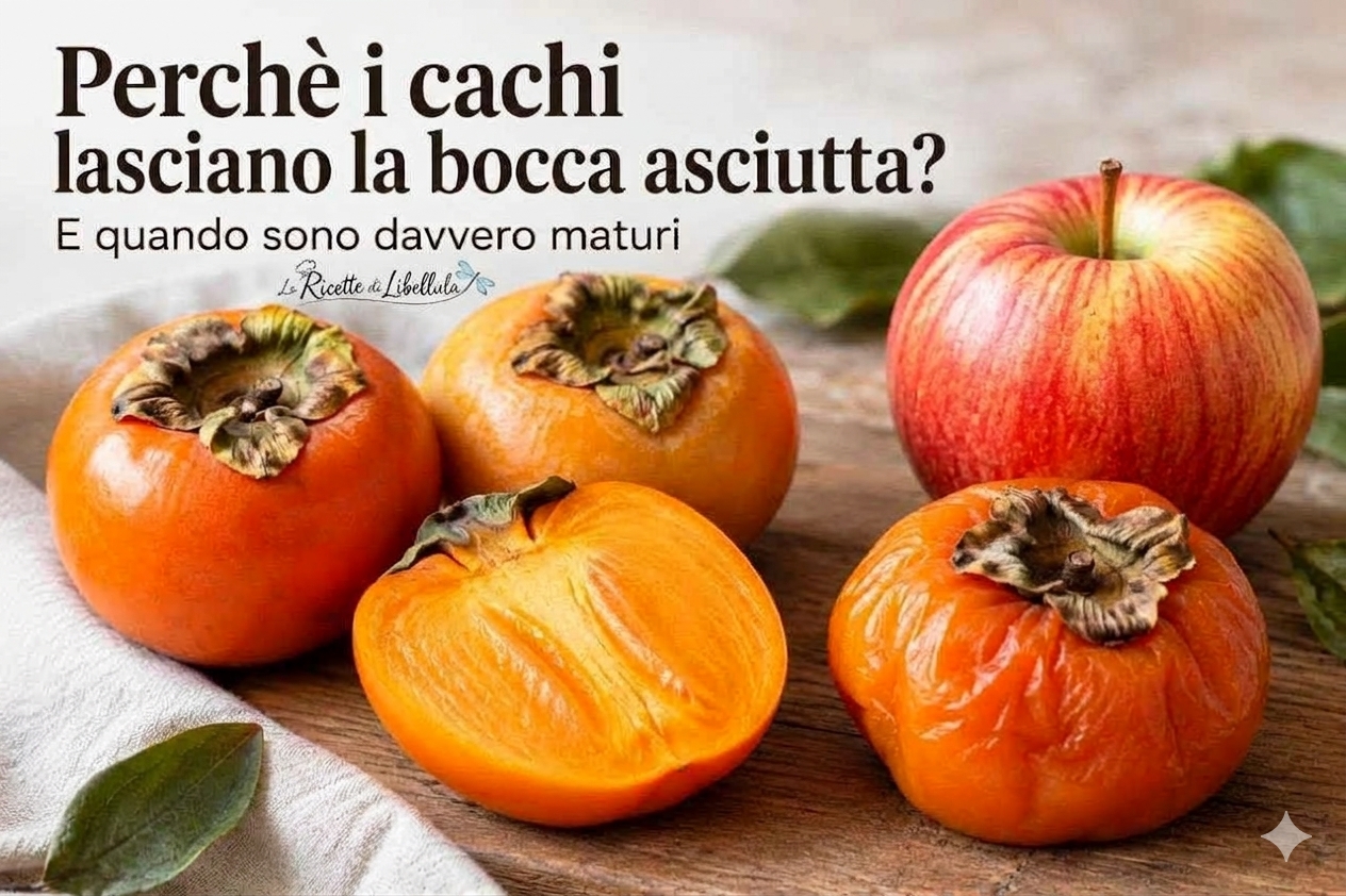 Perchè i cachi lasciano la bocca asciutta?