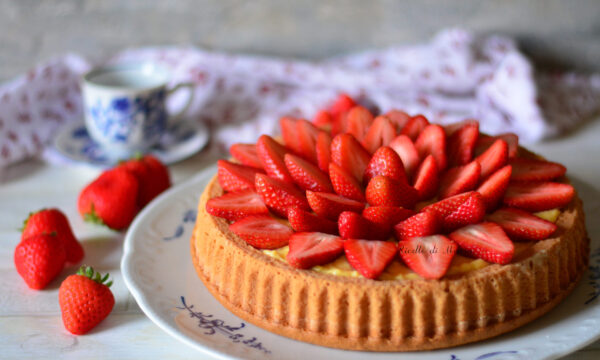 Crostata morbida alle fragole