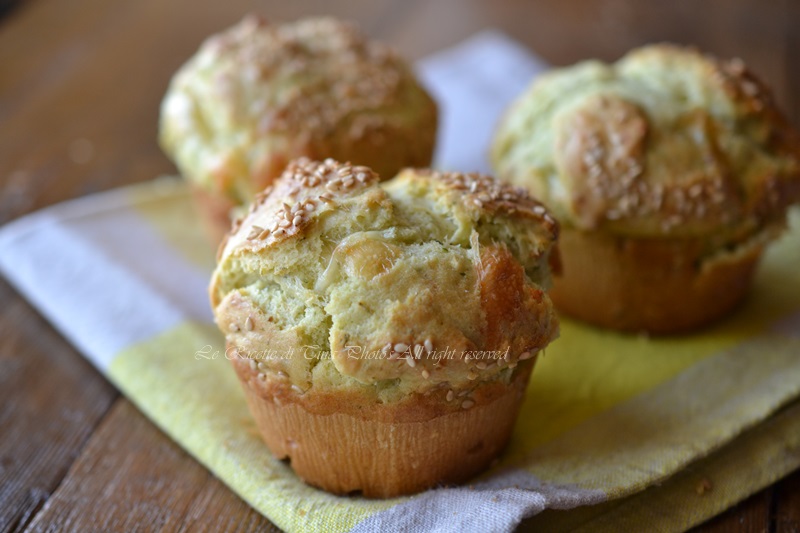 muffin-con zucchine,muffin salati,le ricette di tina