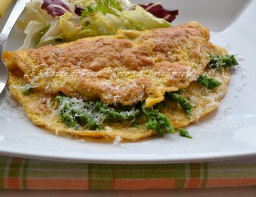 Omelette con asparagi