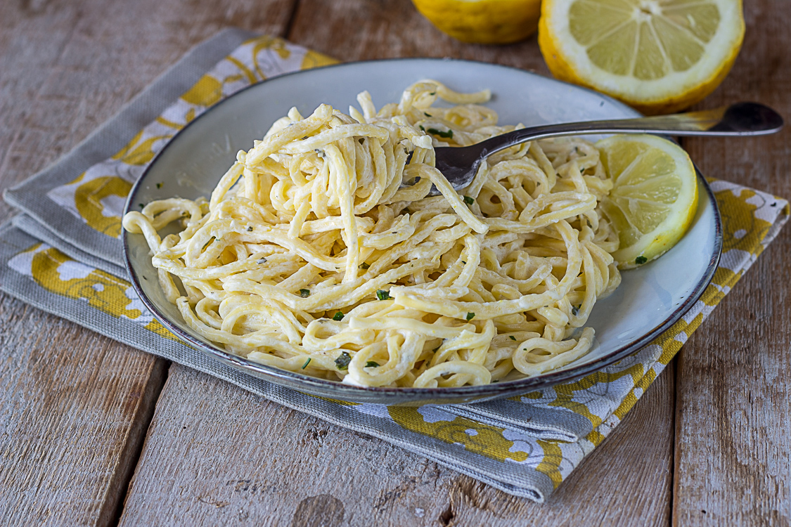 PASTA LIMONE E PHILADELPHIA 7 Minuti Cremosa E SENZA PANNA