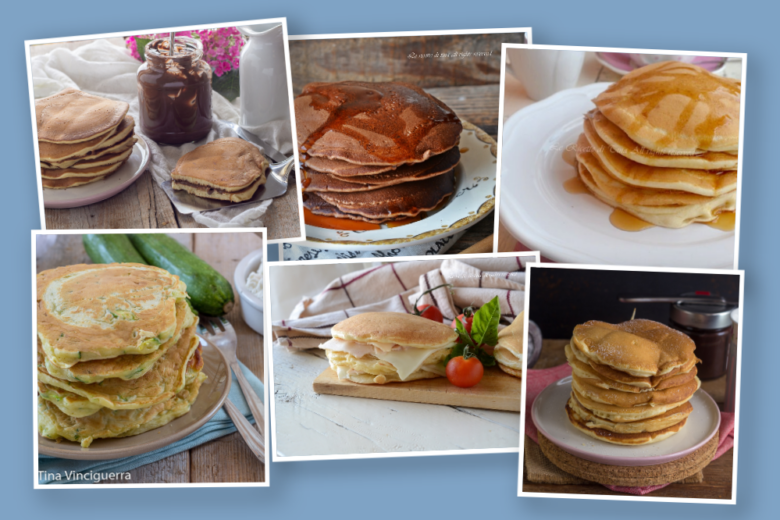 PANCAKE DOLCI E SALATI RACCOLTA