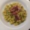 Tubettini piselli e bacon