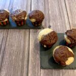 muffin vegani variegati al cacao