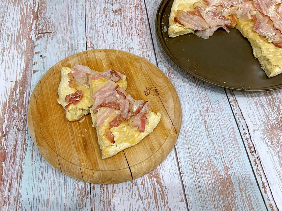 focaccia con il lardo