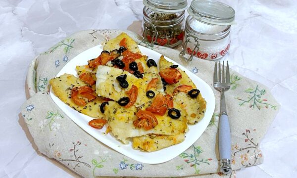 FILETTI DI PLATESSA ALLA MEDITERRANEA