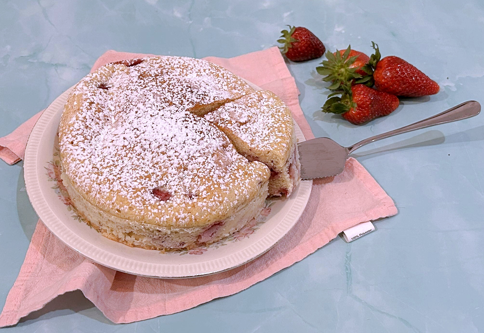 torta yogurt greco e marmellata