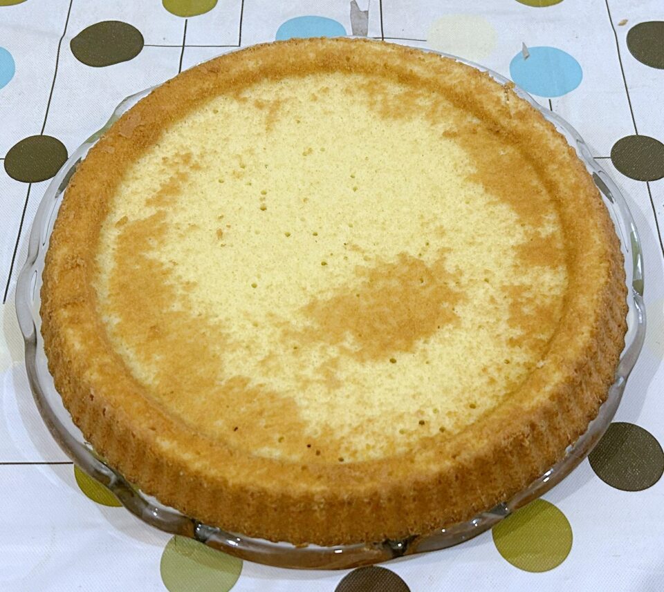 crostata morbida crema e fragole