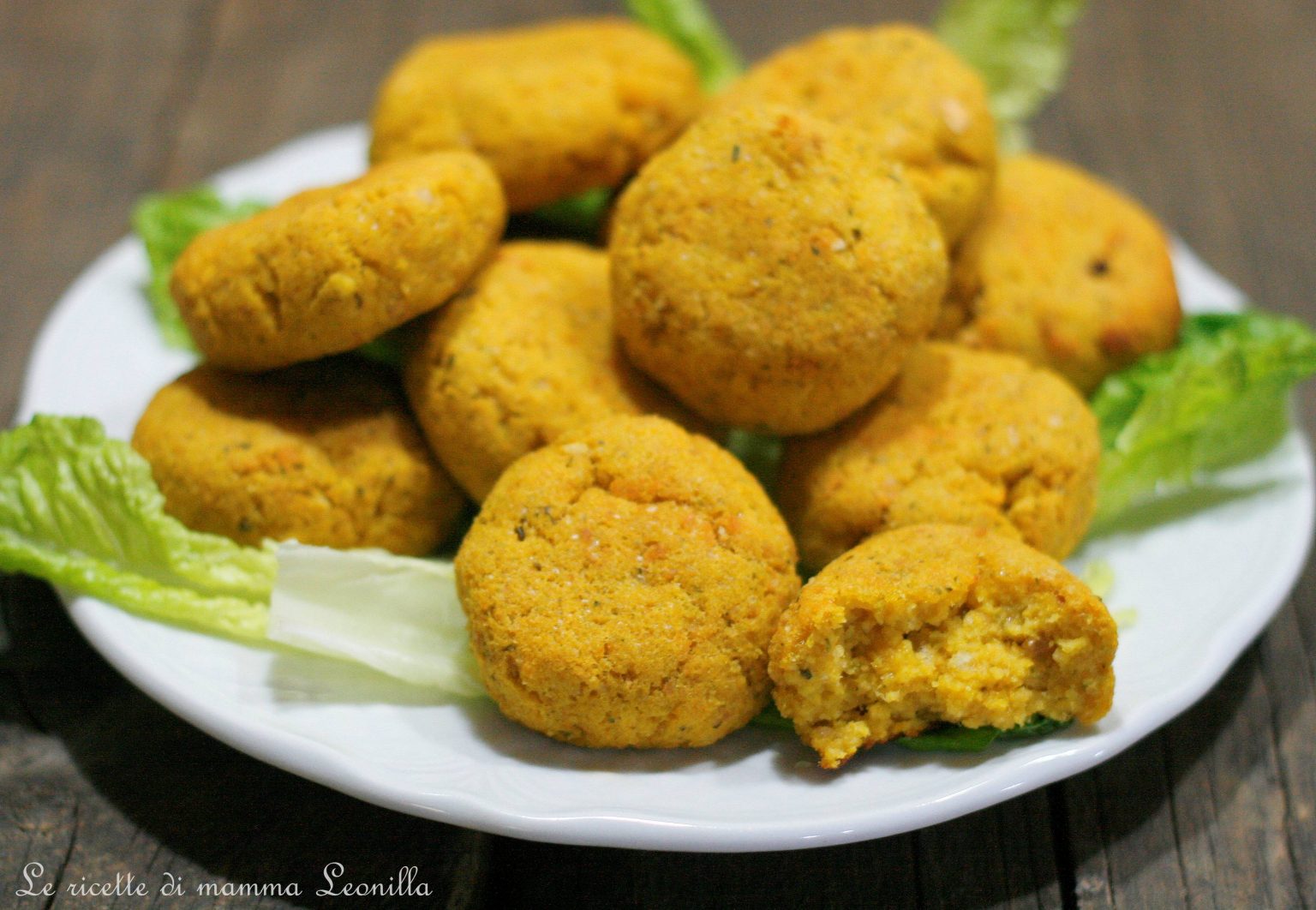 polpette di legumi e verdure al forno