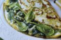 Omelette con spinaci e mozzarella