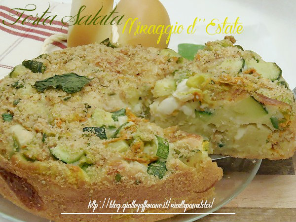 Ricetta Torta Salata di Zucchine