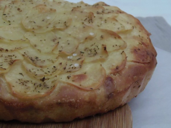 Torta Girasole alle Patate e Mozzarella
