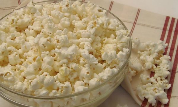 Pop Corn Light cottura in acqua con il microonde