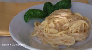 Spaghetti poche calorie cremosi ma senza panna