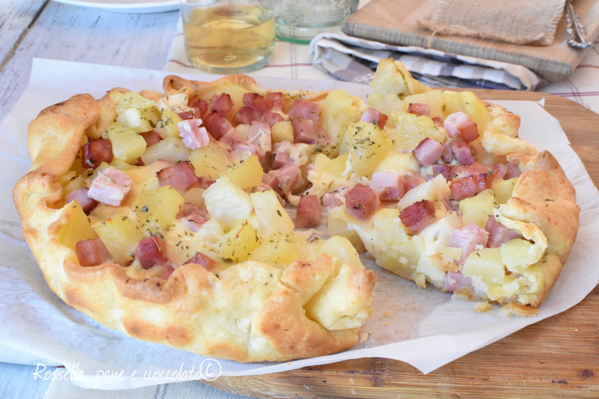 Torta Sfogliata Patate Prosciutto E Provola Velocissima