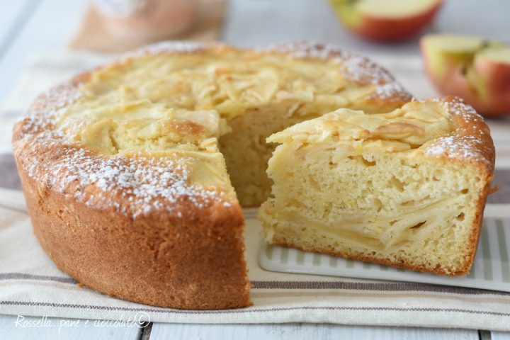 TORTA con le MELE di NONNA PAPERA ricetta PIU' ALTA e SOFFICE